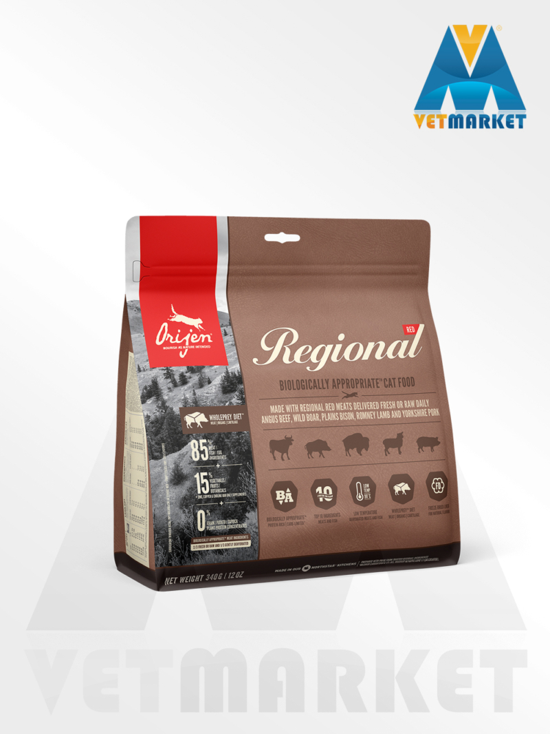 Orijen Regional Red Dog Hondenvoer slechts € 133,99 voor 11,4 Kg