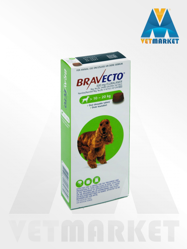 Bravecto 10-20kg - VETMARKET Beograd