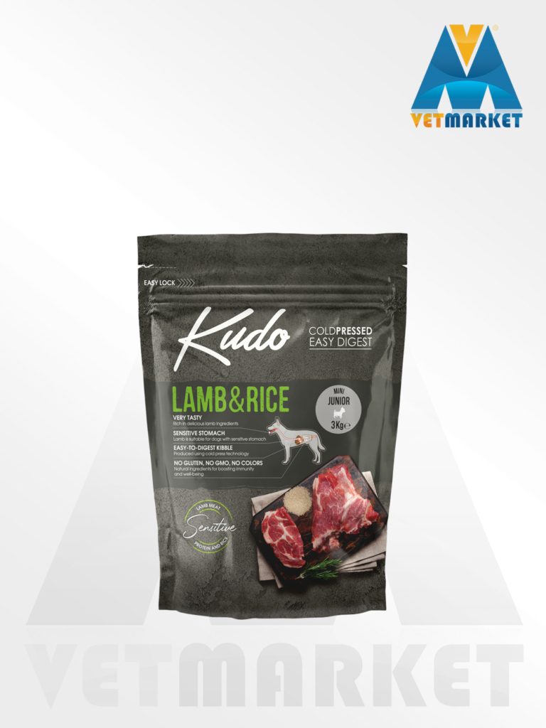 KUDO LAMB & RICE MINI JUNIOR 3kg VETMARKET Beograd